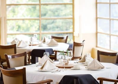 Table Arrangement at Kei-ai Los Angeles Dining room