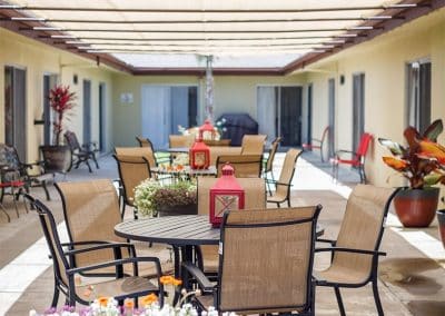 Patio view and Outdoor Lounge