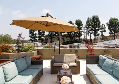 Patio view and Outdoor Lounge